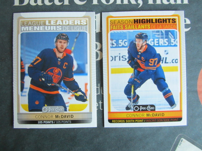 CONNOR McDAVID x 2