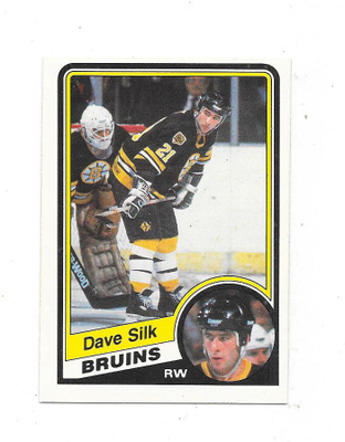 1984-85 OPC #16 Dave Silk , Boston Bruins RC