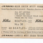 Purkkakuva Hellas BEATLES n:o 58 - pikkukuva 2
