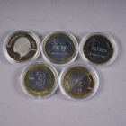1155. 5kpl Slovenian 3€ juhlarahoja. - pikkukuva 2