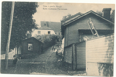 PORVOO - vanha Carte Postale, kulk. 1918