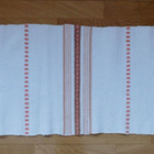 Poppanaliina - beige ja ruskeat raidat 106 x n. 42 cm - pikkukuva 1