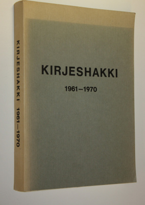 Esko (koonnut) Nuutilainen : Kirjeshakki 1961-1970