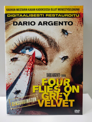 dvd Four Flies On Grey Velvet