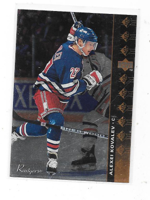1994-95 UD SP Inserts #49 Alexei Kovalev , New York Rangers