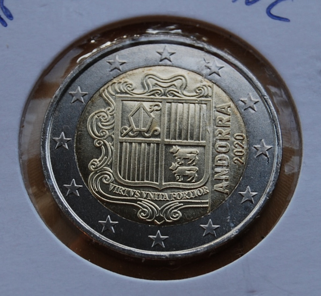 Andorra 2020  Andorran Coat of Arms 2 UNC