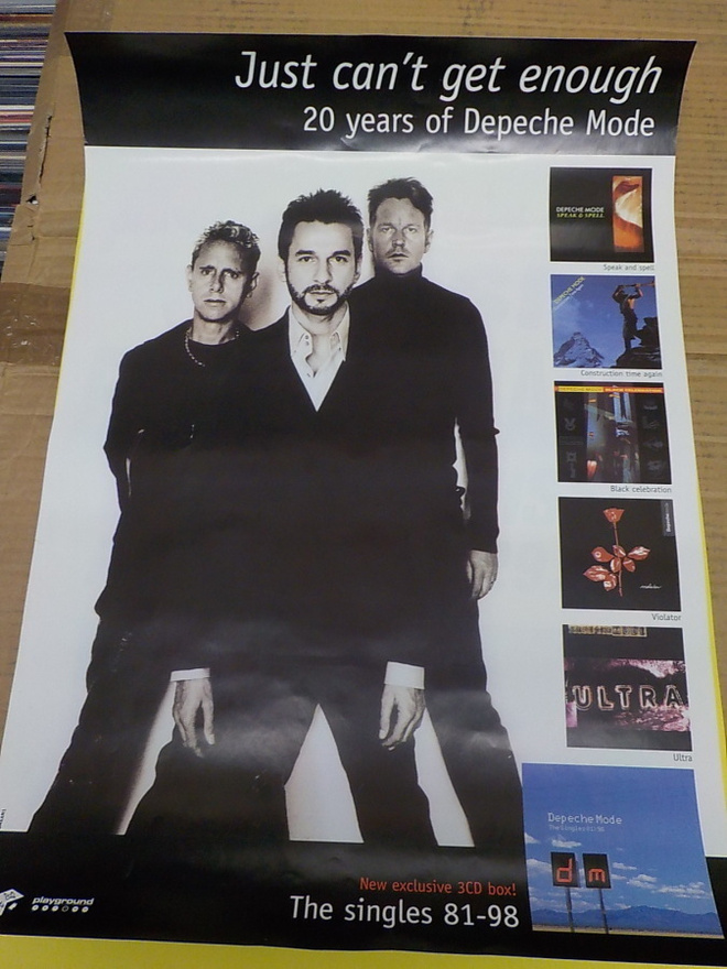 DEPECHE MODE - THE SINGLES 81-98 PROMO JULISTE (W)