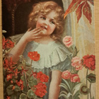 Olga von Riesen: tyttö parvekkeella, kulkenut 1929 - pikkukuva 1