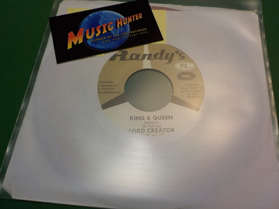 LORD CREATOR - KING & QUEEN RARE REISSUE M- 7'' SINGLE