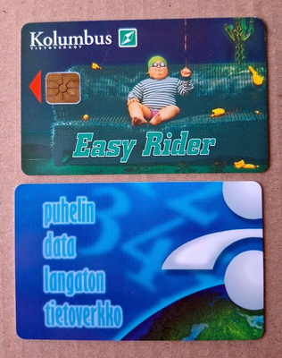 Kolumbus ja HPY puhelinkortit 2 kpl - Easy Rider