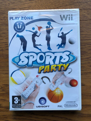 Wii: Sports Party (uusi, avaamaton muoveissa)