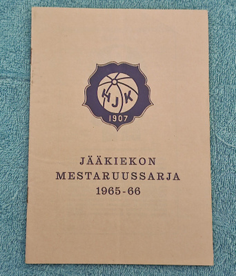 HJK Jääkiekko - kausikirja 1965-1966