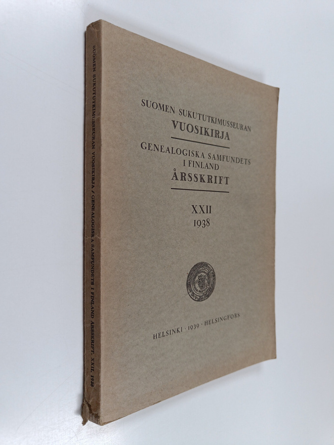 Suomen sukututkimusseuran vuosikirja = Genealogiska samfu...