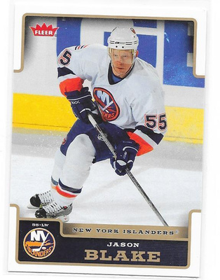 2006-07 Fleer #122 Jason Blake New York Islanders