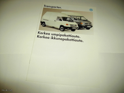 Myyntiesite - VW Transporter - 2/1993