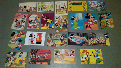 Walt Disney postikortteja 39kpl 26/3