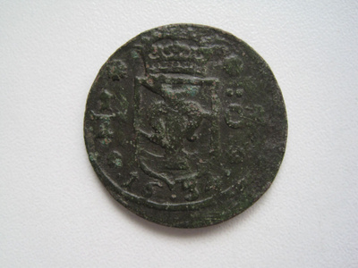 RUOTSI 1/4 ÖRE 1634 VUOSI ALHALA.  33