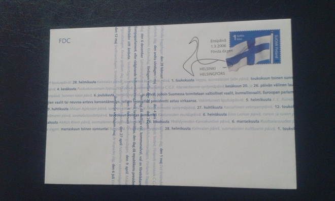 fdc 2006 suomen lippu