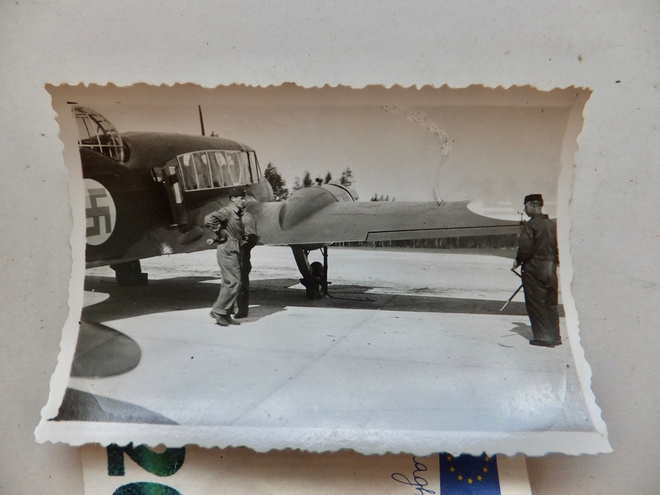 VANHA Valokuva Ilmavoimat Lentokone Caproni Ca.313 1937