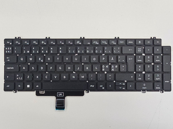 Näppäimistö Dell Precision 3581 7670 7680 7770 7780
