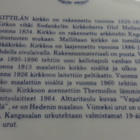 Kittilä kirkko seinälautanen 1965 Koko : 19,5cm - pikkukuva 5