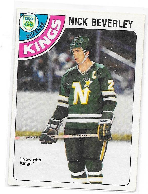 1978-79 OPC #111 Nick Beverley Minnesota North Stars