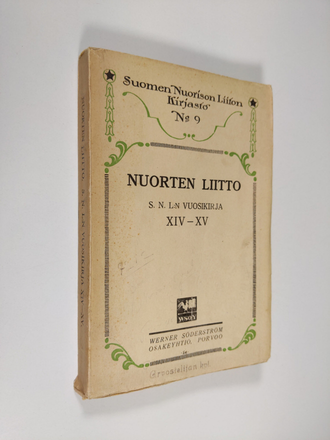 Nuorten liitto : Suomen nuorison liiton (Hki) vuosikirja ...