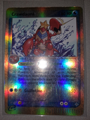 Crawdaunt - 3/97 Ex Dragon - Holo Rare Reverse Holo