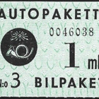 1949 AP 1 vihreä 1 mk vesileima I ** LaPe AP 1 W I - pikkukuva 1