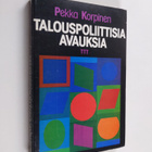 Pekka Korpinen : Talouspoliittisia avauksia - pikkukuva 1
