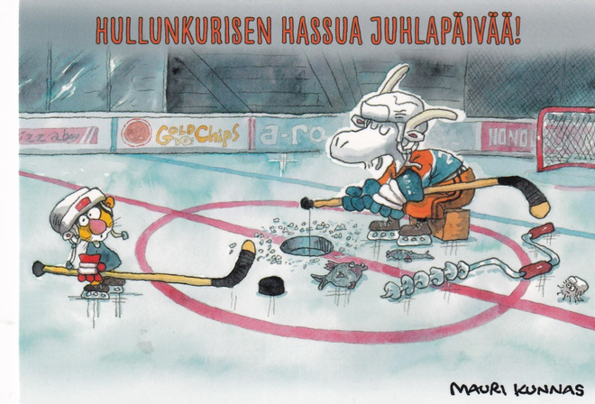 Mauri Kunnas:   Pukki pilkillä 2018.   b419