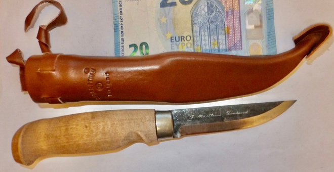 VANHA Puukko Marttiini Lumberjack Carbon Hiiliteräs