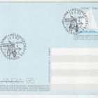 Finlandia 95 purjehdus ehiökortti ep. leimalla. - pikkukuva 1