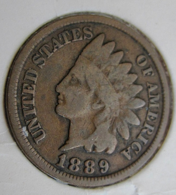 USA 1 cent 1889 HYVÄ