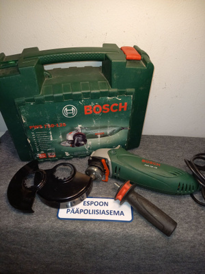 [T3316] Bosch PWS 750-125 Kulmahiomakone
