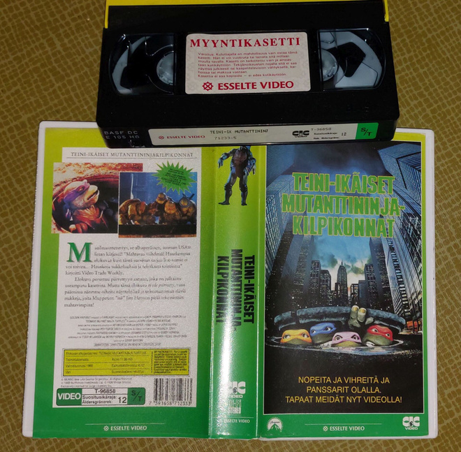VHS FI: Teini-ikäiset Mutanttininjakilpikonnat