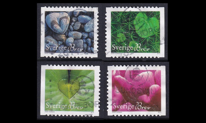 Ruotsi 2917-20 o Tervehdysmerkit luonto (2013)