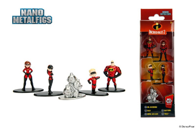 Disney Nano Metalfigs Diecast Mini Figures 5-Pack Incredible