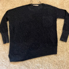 OUI upea kimaltava epäsymmetrinen neule tunika oversize 34 M - pikkukuva 1