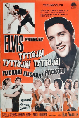 Elokuvajuliste: Tyttöjä! Tyttöjä! Tyttöjä! (Elvis Presley)