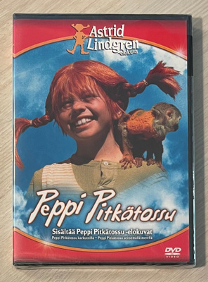 Astrid Lindgren: PEPPI PITKÄTOSSU (1970) 2DVD (UUSI)