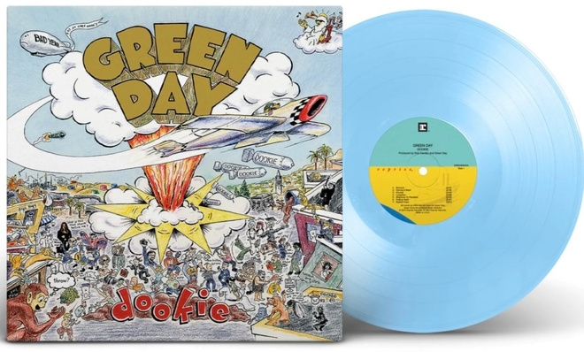 Green Day : Dookie - LP, LTD, Baby Blue, uusi