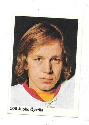 1974-75 SWE Williams #106 Jouko Öystilä , Suomi & Jokerit