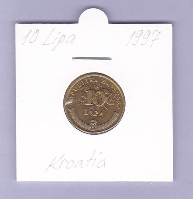 Kroatia 10 Lipa v.1997 KM#6
