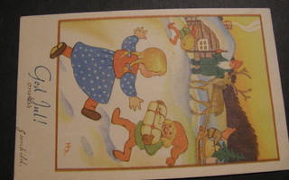 SJÖSTEDT Helga / Paketti tulossa  kulk  KT 232/10  no5