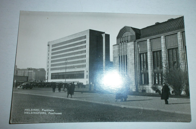 Helsinki, Postitalo ja Rautatieasema, mv valokuvapk, ei kulk