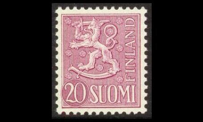432 ** Leijona 20 mk lila (1954)