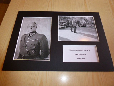 Mannerheim-ristin ritari valokuvat A4 paspis