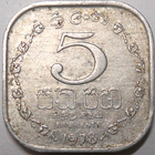 Sri Lanka. 5 cents 1978. - pikkukuva 1