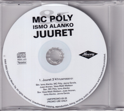 MC Pöly & Ismo Alanko - Juuret (CD, Single, Promo)